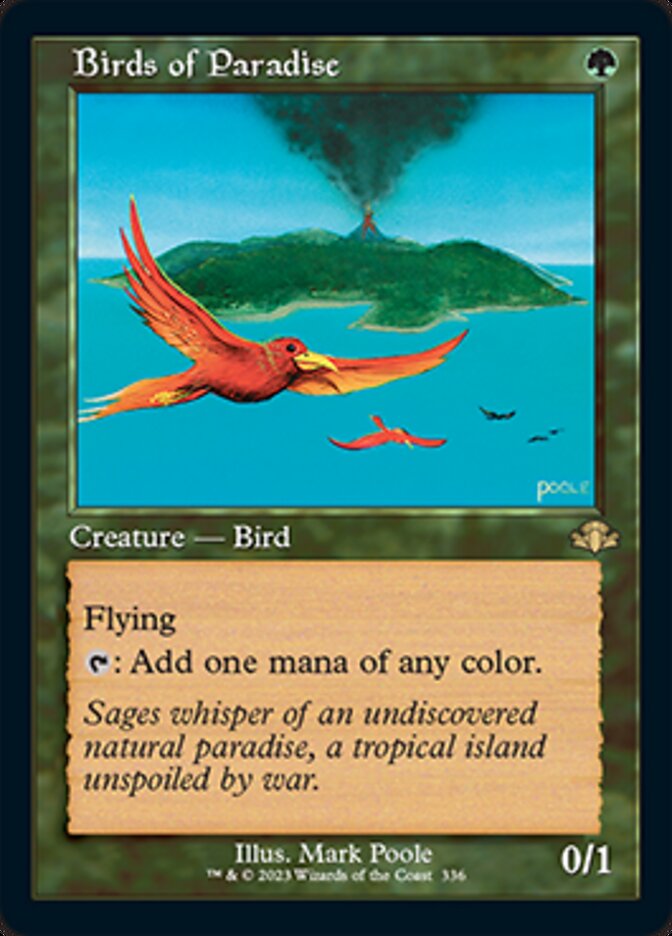 Birds of Paradise (Retro) [Dominaria Remastered] | Good Games North