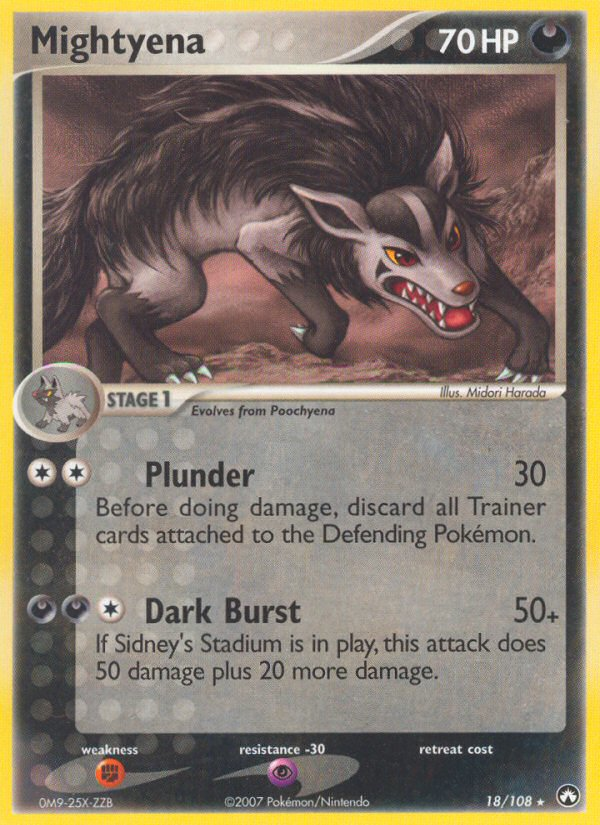 Mightyena (18/108) [EX: Power Keepers] | Good Games North