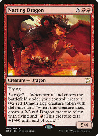 Nesting Dragon [Commander 2018] | Good Games North