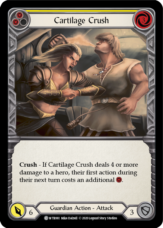 Cartilage Crush (Yellow) [U-WTR061] (Welcome to Rathe Unlimited)  Unlimited Rainbow Foil | Good Games North