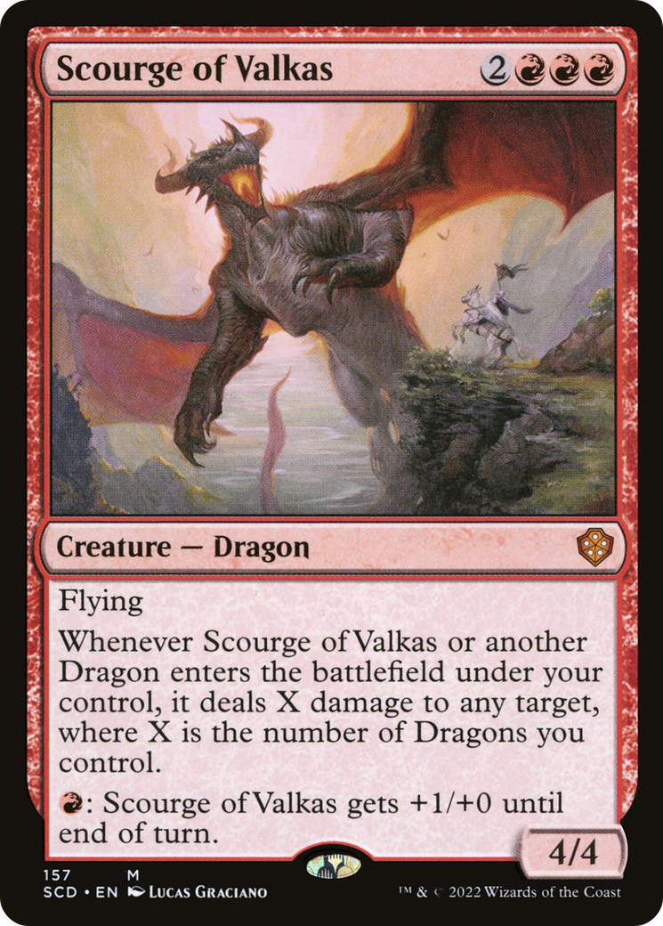 Scourge of Valkas [Starter Commander Decks] | Good Games North