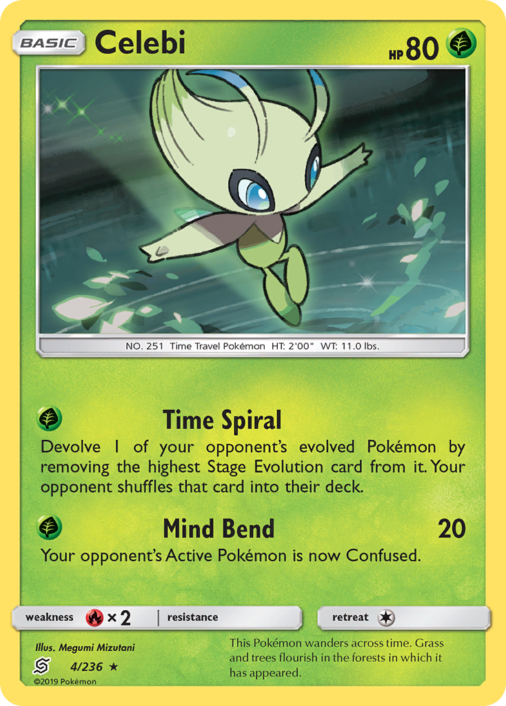 Celebi (4/236) [Sun & Moon: Unified Minds] | Good Games North