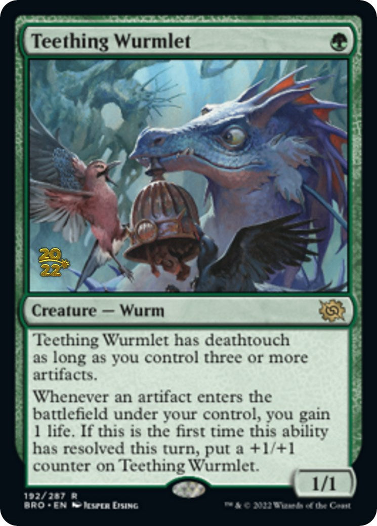 Teething Wurmlet [The Brothers' War: Prerelease Promos] | Good Games North
