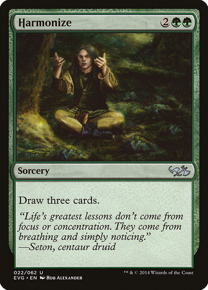 Harmonize (Elves vs. Goblins) [Duel Decks Anthology] | Good Games North