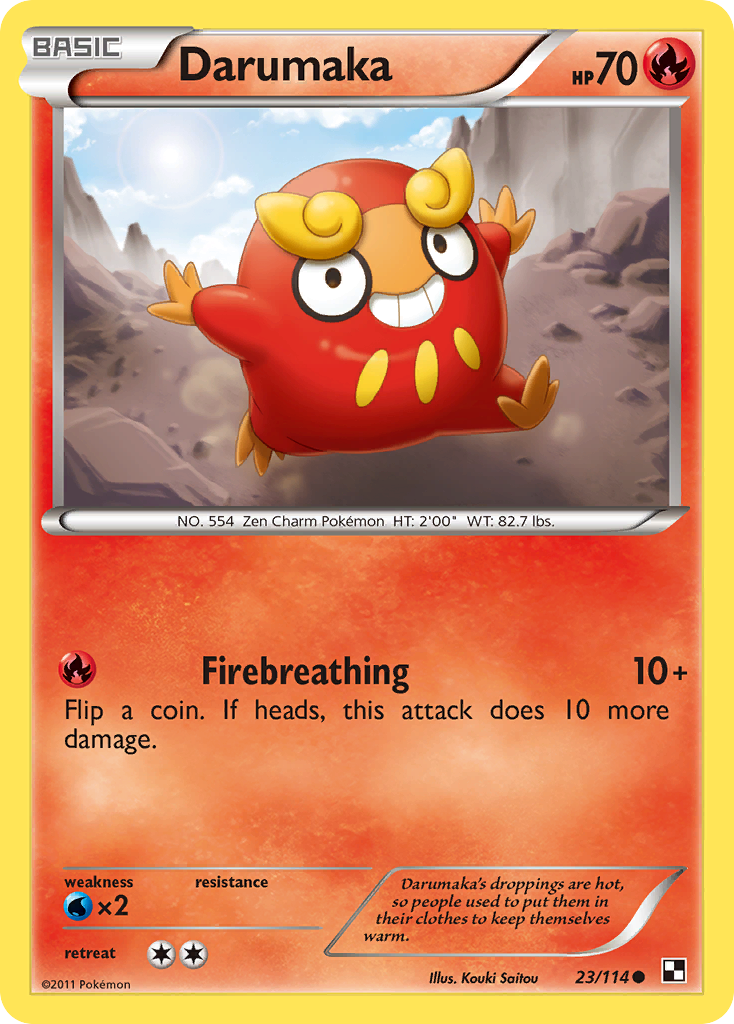 Darumaka (23/114) [Black & White: Base Set] | Good Games North