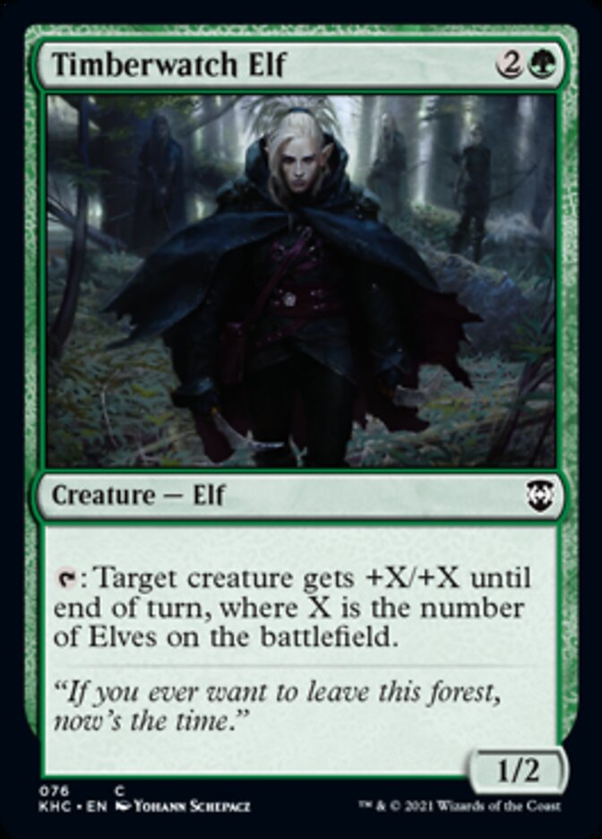Timberwatch Elf [Kaldheim Commander] | Good Games North