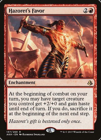 Hazoret's Favor [Amonkhet] | Good Games North