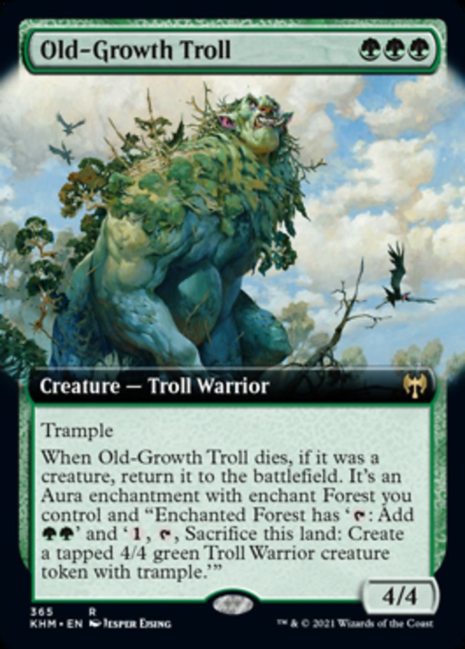 Old-Growth Troll (Extended Art) [Kaldheim] | Good Games North