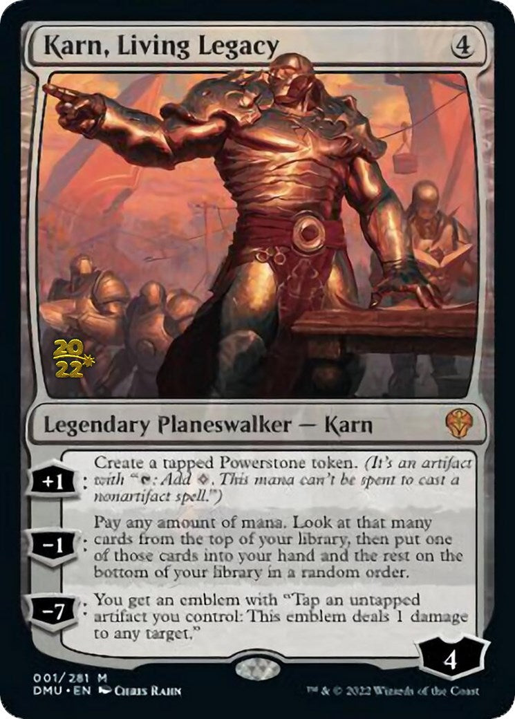 Karn, Living Legacy [Dominaria United Prerelease Promos] | Good Games North