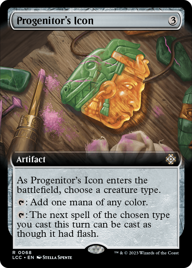 Progenitor's Icon (Extended Art) [The Lost Caverns of Ixalan Commander] | Good Games North