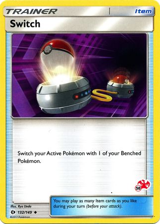 Switch (132/149) (Charizard Stamp #58) [Battle Academy 2020] | Good Games North