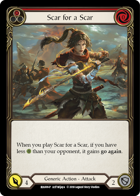 Scar for a Scar [IRA009-P] 1st Edition Normal | Good Games North