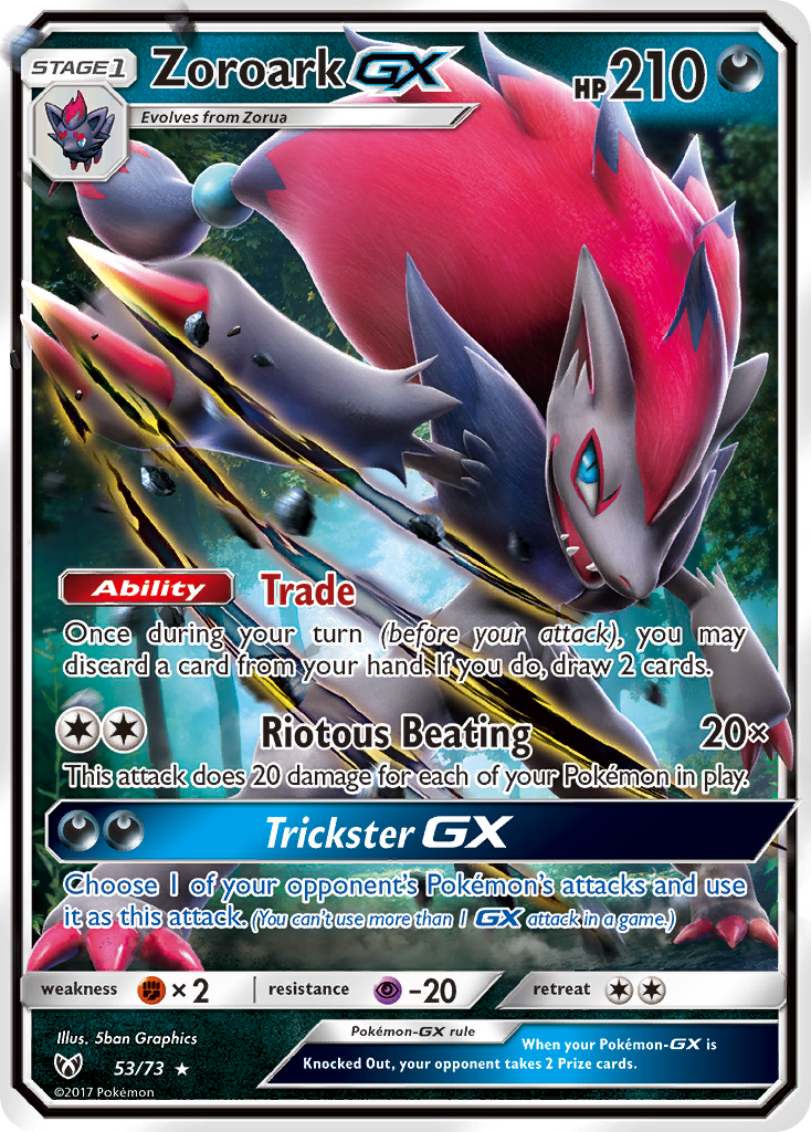 Zoroark GX (53/73) [Sun & Moon: Shining Legends] | Good Games North