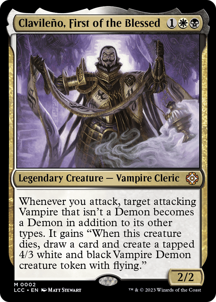 Clavileno, First of the Blessed [The Lost Caverns of Ixalan Commander] | Good Games North