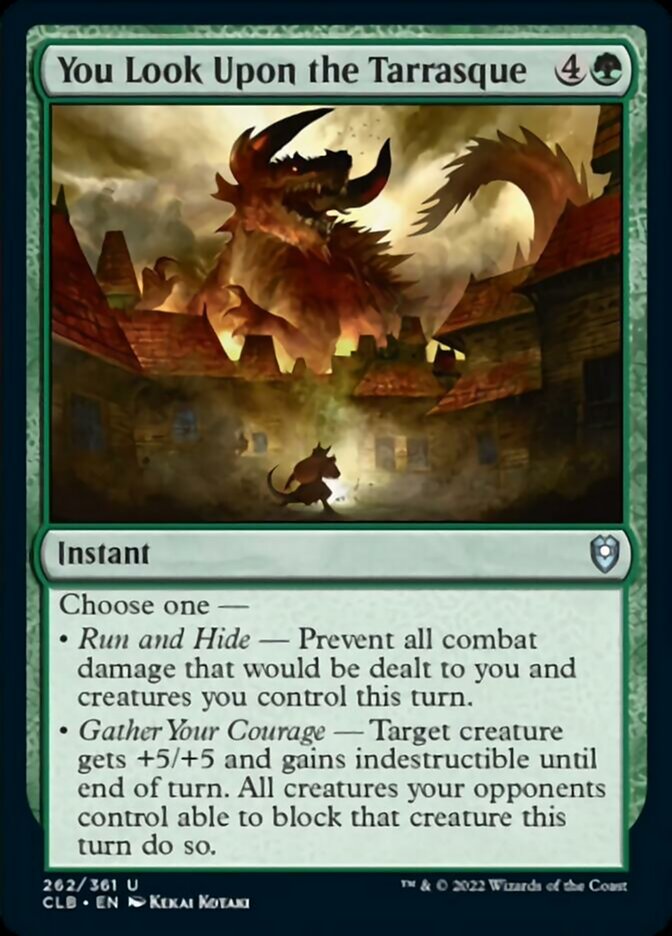 You Look Upon the Tarrasque [Commander Legends: Battle for Baldur's Gate] | Good Games North