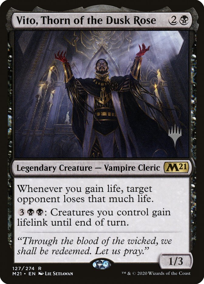Vito, Thorn of the Dusk Rose (Promo Pack) [Core Set 2021 Promos] | Good Games North