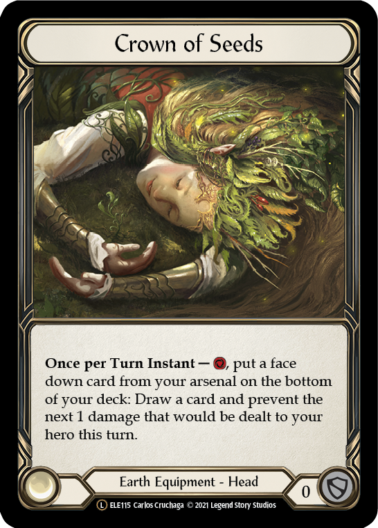 Crown of Seeds [U-ELE115] Unlimited Rainbow Foil | Good Games North