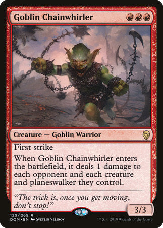 Goblin Chainwhirler [Dominaria] | Good Games North
