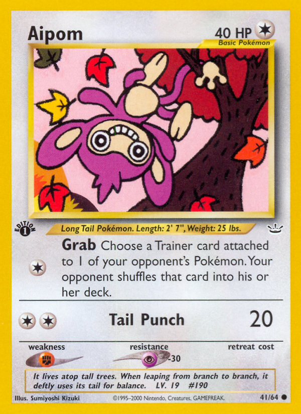 Aipom (41/64) [Neo Revelation 1st Edition] | Good Games North