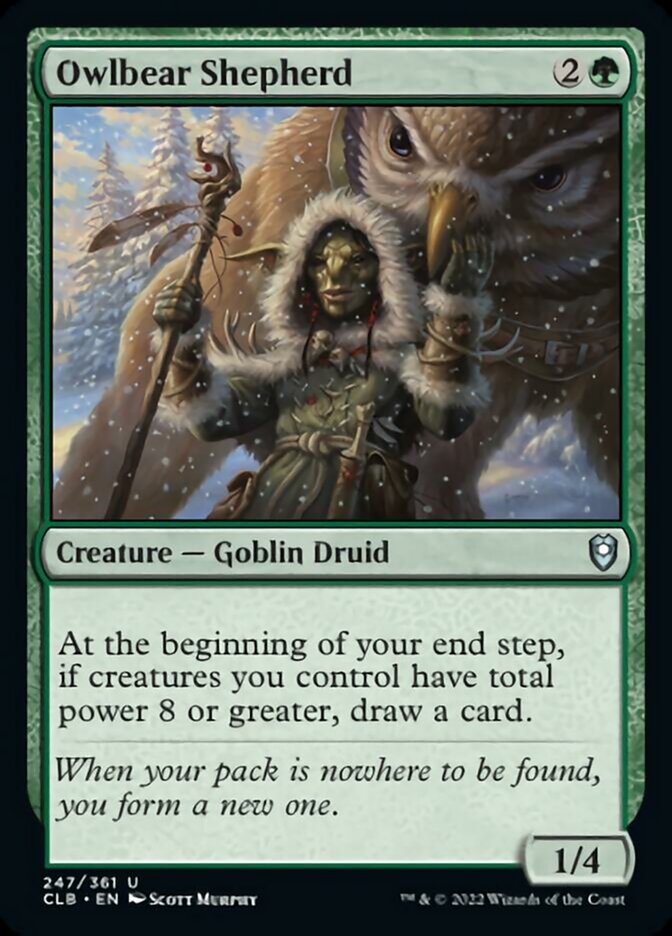 Owlbear Shepherd [Commander Legends: Battle for Baldur's Gate] | Good Games North