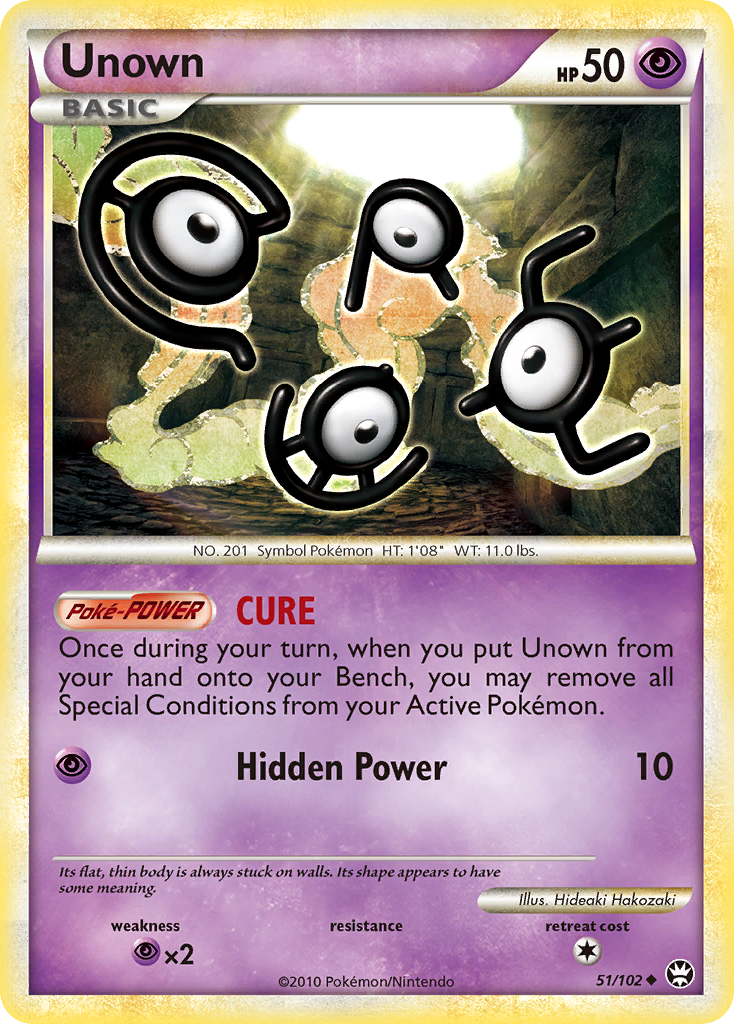 Unown (51/102) [HeartGold & SoulSilver: Triumphant] | Good Games North