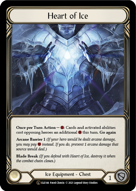 Heart of Ice [U-ELE144] Unlimited Rainbow Foil | Good Games North
