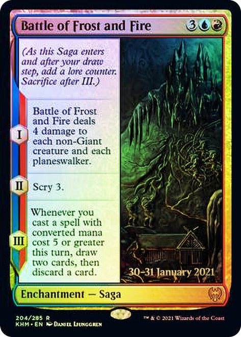 Battle of Frost and Fire [Kaldheim Prerelease Promos] | Good Games North