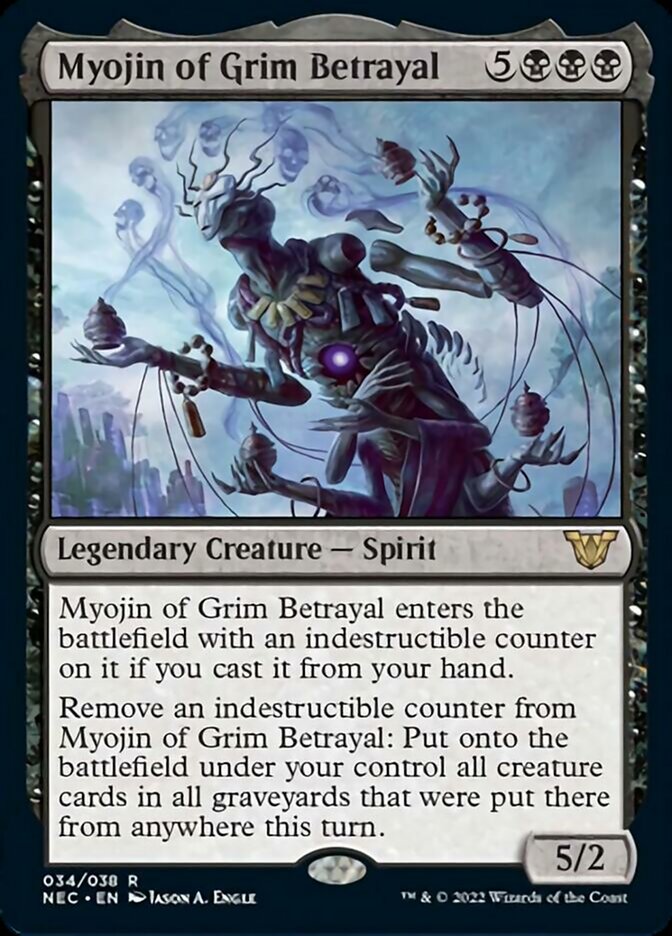 Myojin of Grim Betrayal [Kamigawa: Neon Dynasty Commander] | Good Games North