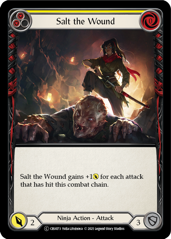 Salt the Wound [U-CRU073-RF] Unlimited Rainbow Foil | Good Games North