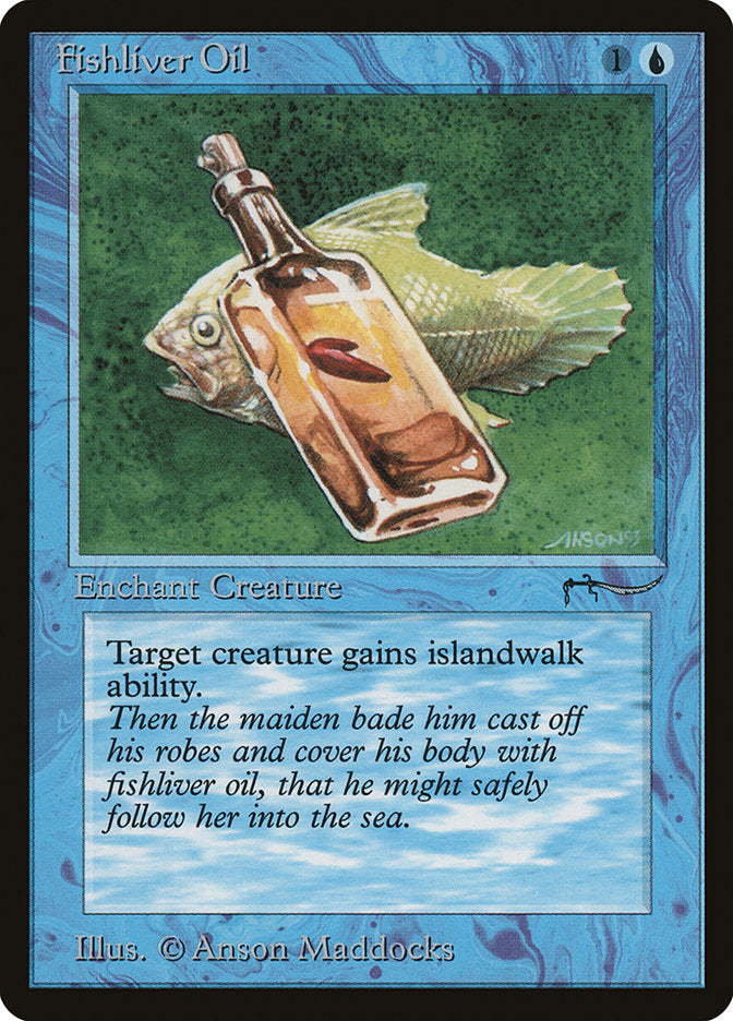 Fishliver Oil (Dark Mana Cost) [Arabian Nights] | Good Games North