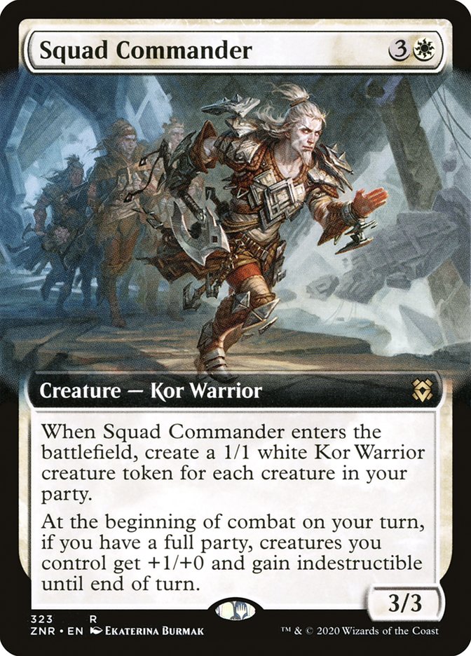 Squad Commander (Extended Art) [Zendikar Rising] | Good Games North