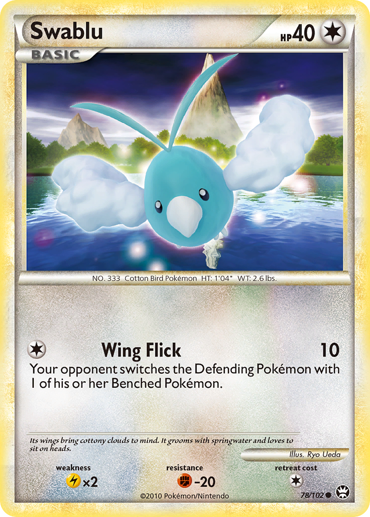 Swablu (78/102) [HeartGold & SoulSilver: Triumphant] | Good Games North