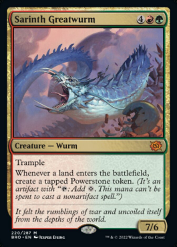 Sarinth Greatwurm [The Brothers' War] | Good Games North