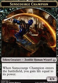 Sunscourge Champion // Cat Double-sided Token [Hour of Devastation Tokens] | Good Games North