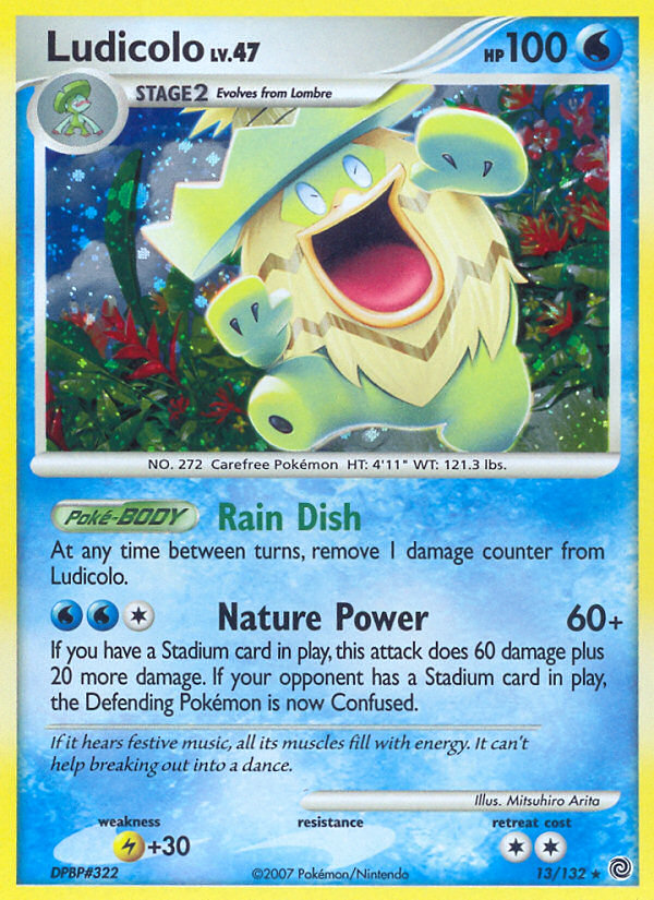 Ludicolo (13/132) [Diamond & Pearl: Secret Wonders] | Good Games North