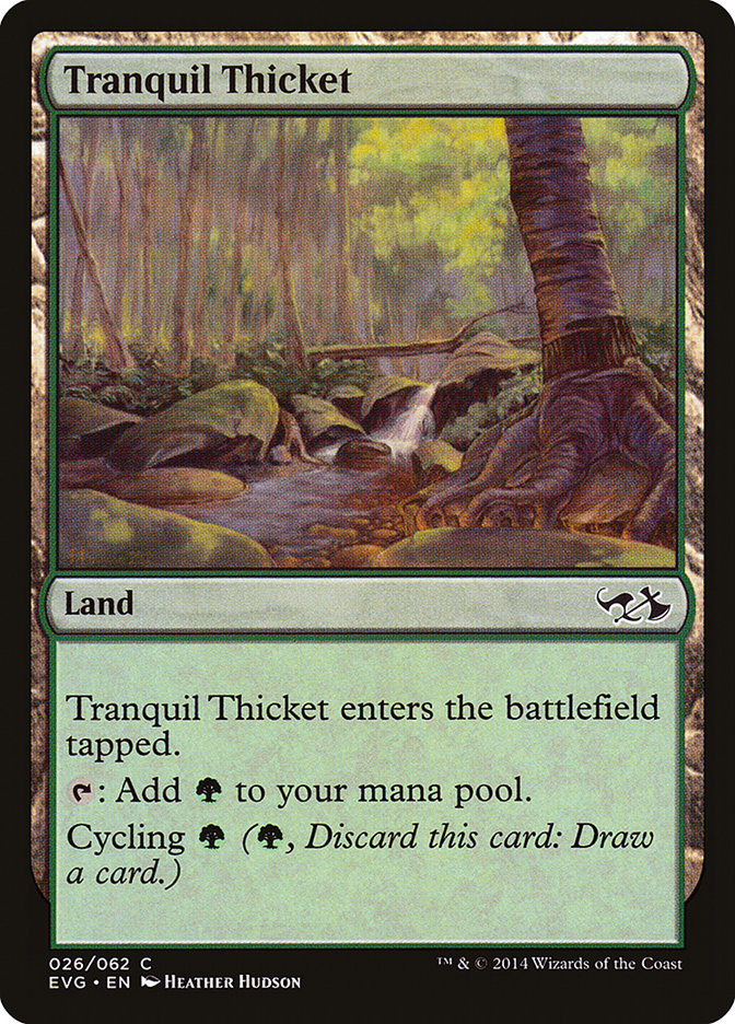 Tranquil Thicket (Elves vs. Goblins) [Duel Decks Anthology] | Good Games North
