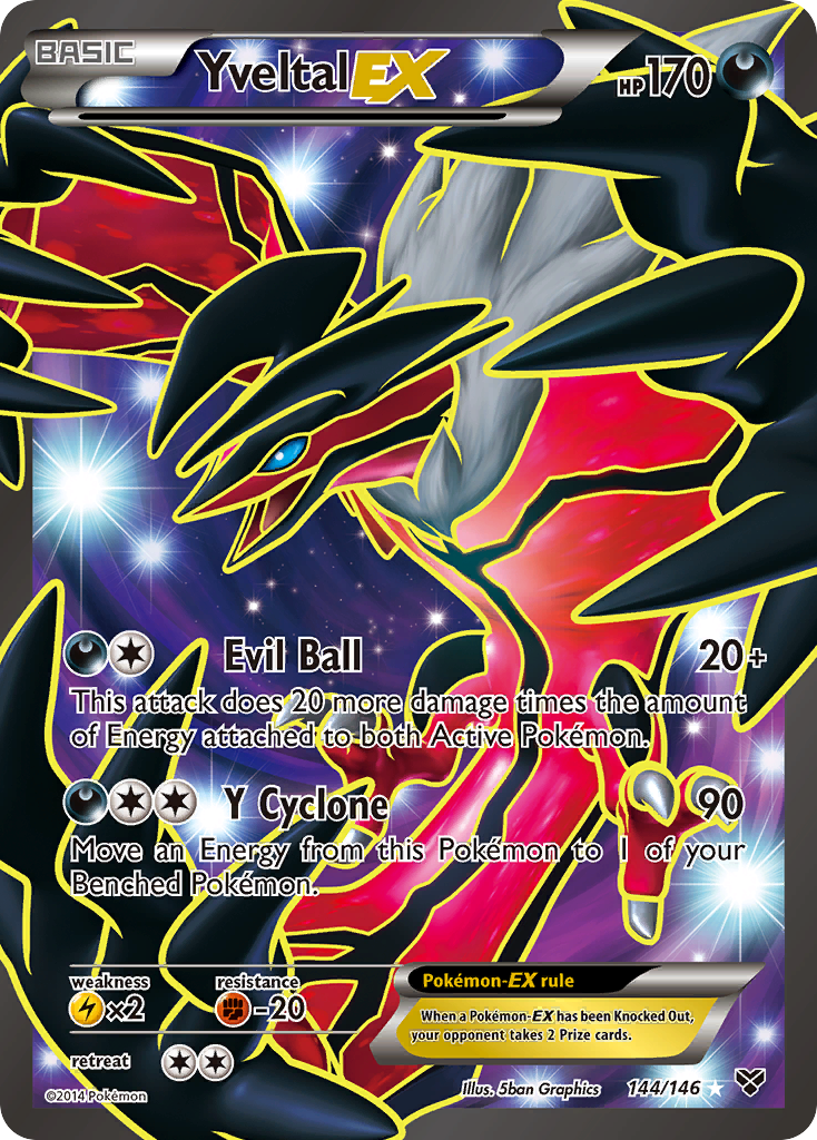 Yveltal EX (144/146) [XY: Base Set] | Good Games North