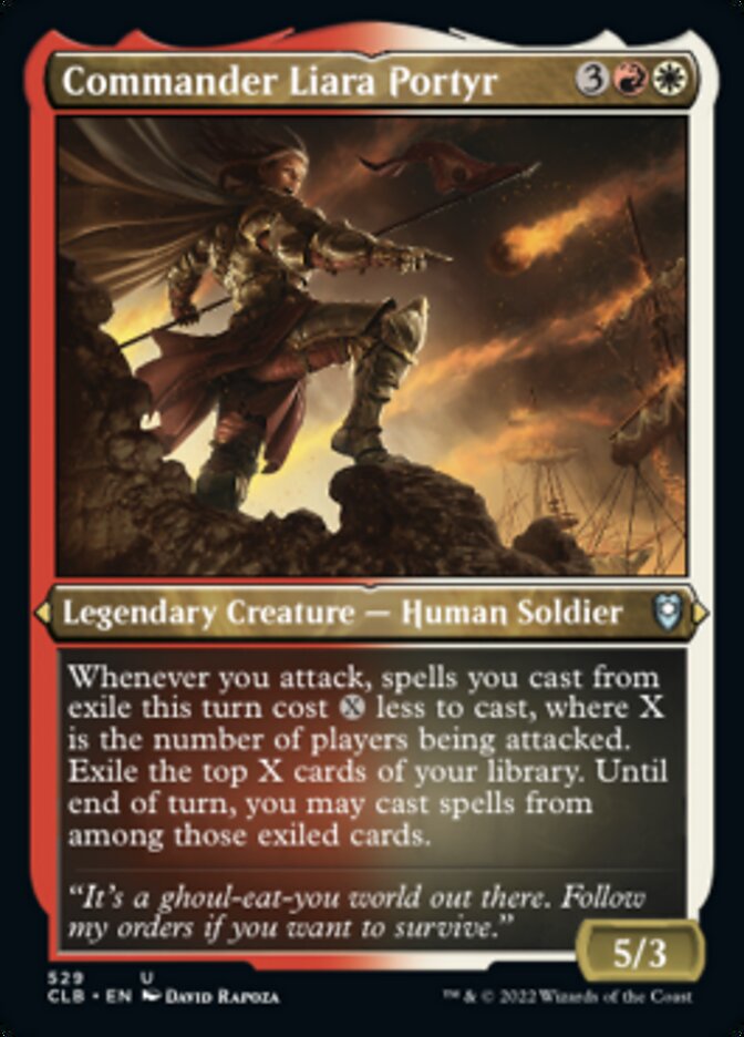 Commander Liara Portyr (Foil Etched) [Commander Legends: Battle for Baldur's Gate] | Good Games North