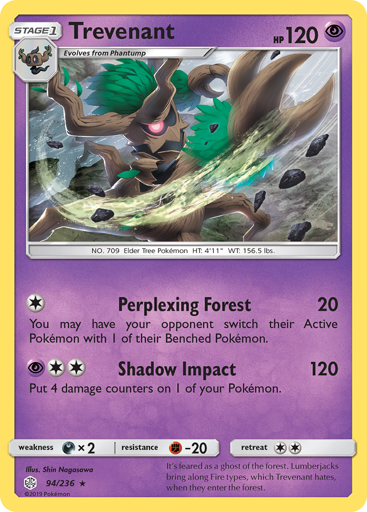 Trevenant (94/236) [Sun & Moon: Cosmic Eclipse] | Good Games North