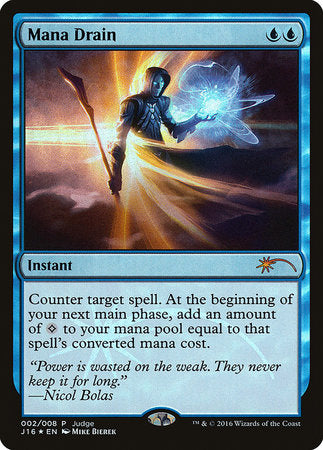 Mana Drain [Judge Gift Cards 2016] | Good Games North