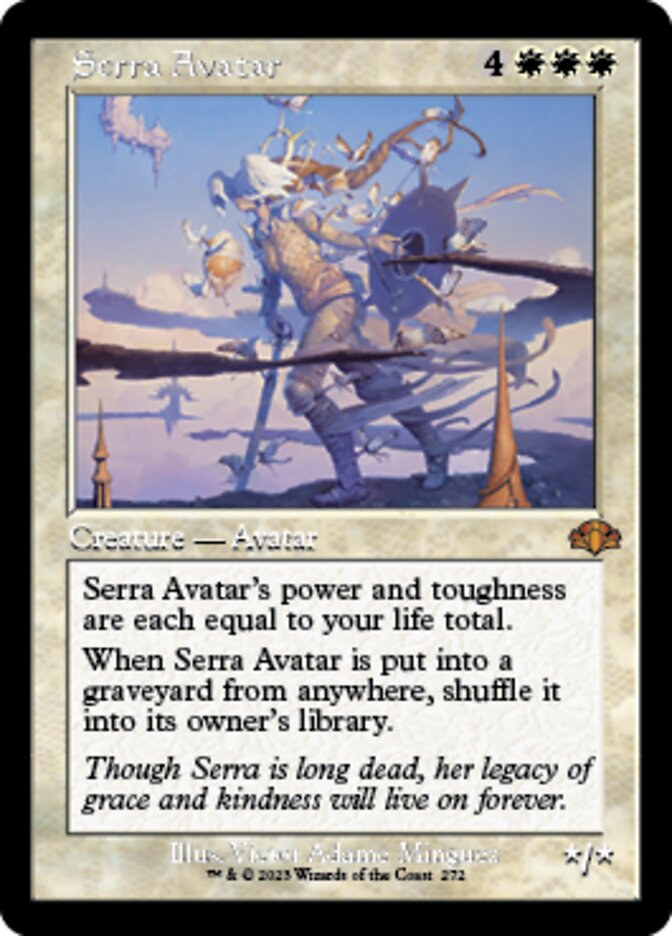 Serra Avatar (Retro) [Dominaria Remastered] | Good Games North