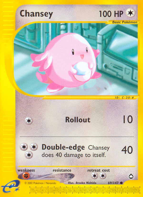 Chansey (69/147) [Aquapolis] | Good Games North