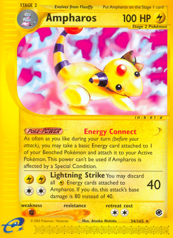 Ampharos (34/165) [Expedition: Base Set] | Good Games North