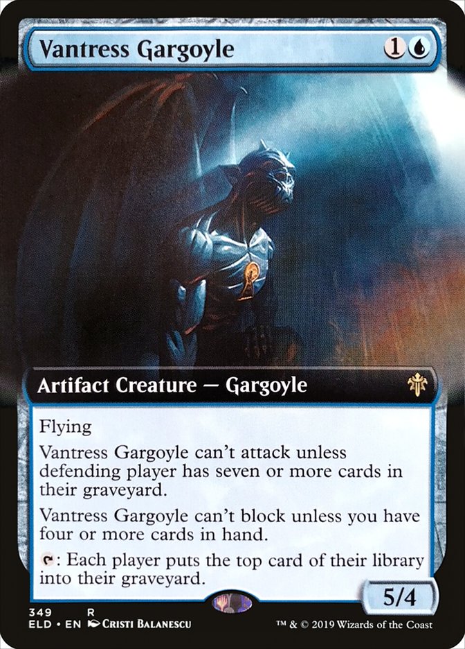Vantress Gargoyle (Extended Art) [Throne of Eldraine] | Good Games North