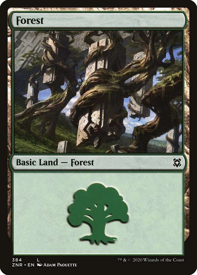Forest (384) [Zendikar Rising] | Good Games North