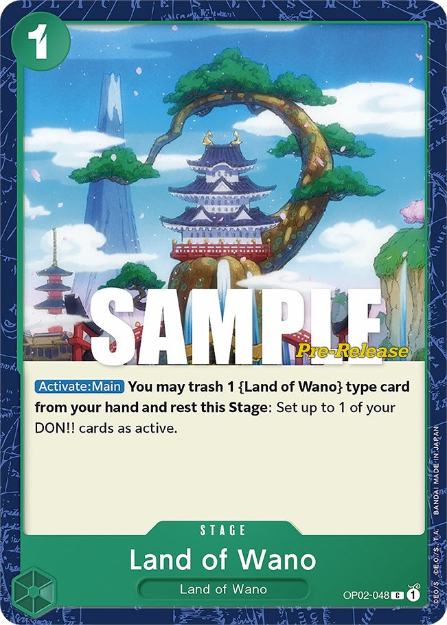 Land of Wano [Paramount War Pre-Release Cards] | Good Games North