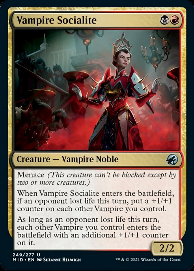 Vampire Socialite [Innistrad: Midnight Hunt] | Good Games North