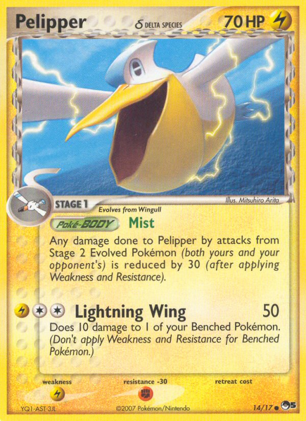 Pelipper (14/17) (Delta Species) [POP Series 5] | Good Games North