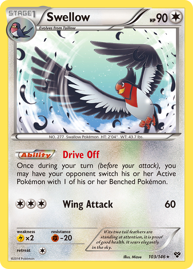 Swellow (103/146) [XY: Base Set] | Good Games North