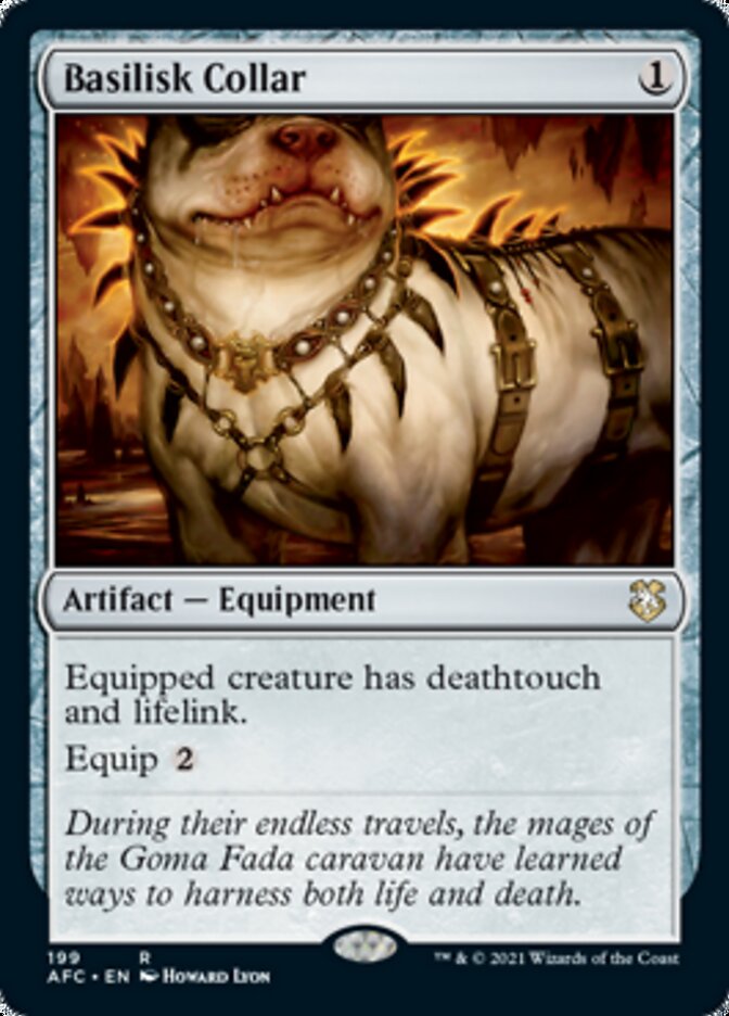 Basilisk Collar [Dungeons & Dragons: Adventures in the Forgotten Realms Commander] | Good Games North